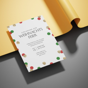 zaproszenie Mockup Post