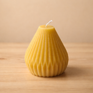 🍯 Premium Bienenwachskerze „Honigtropfen“