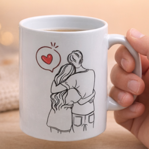 ☕💖 Tasse „In Liebe verbunden“ – ein Moment nur für euch