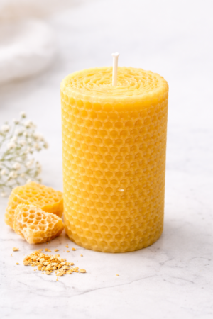 🐝 Natürliche Bienenwachskerze