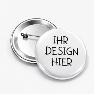 Pin Button mit individuellem Design
