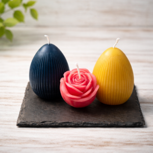 Ostern-Set „Frühlingsgruß“ – Handgefertigte Kerzenkomposition